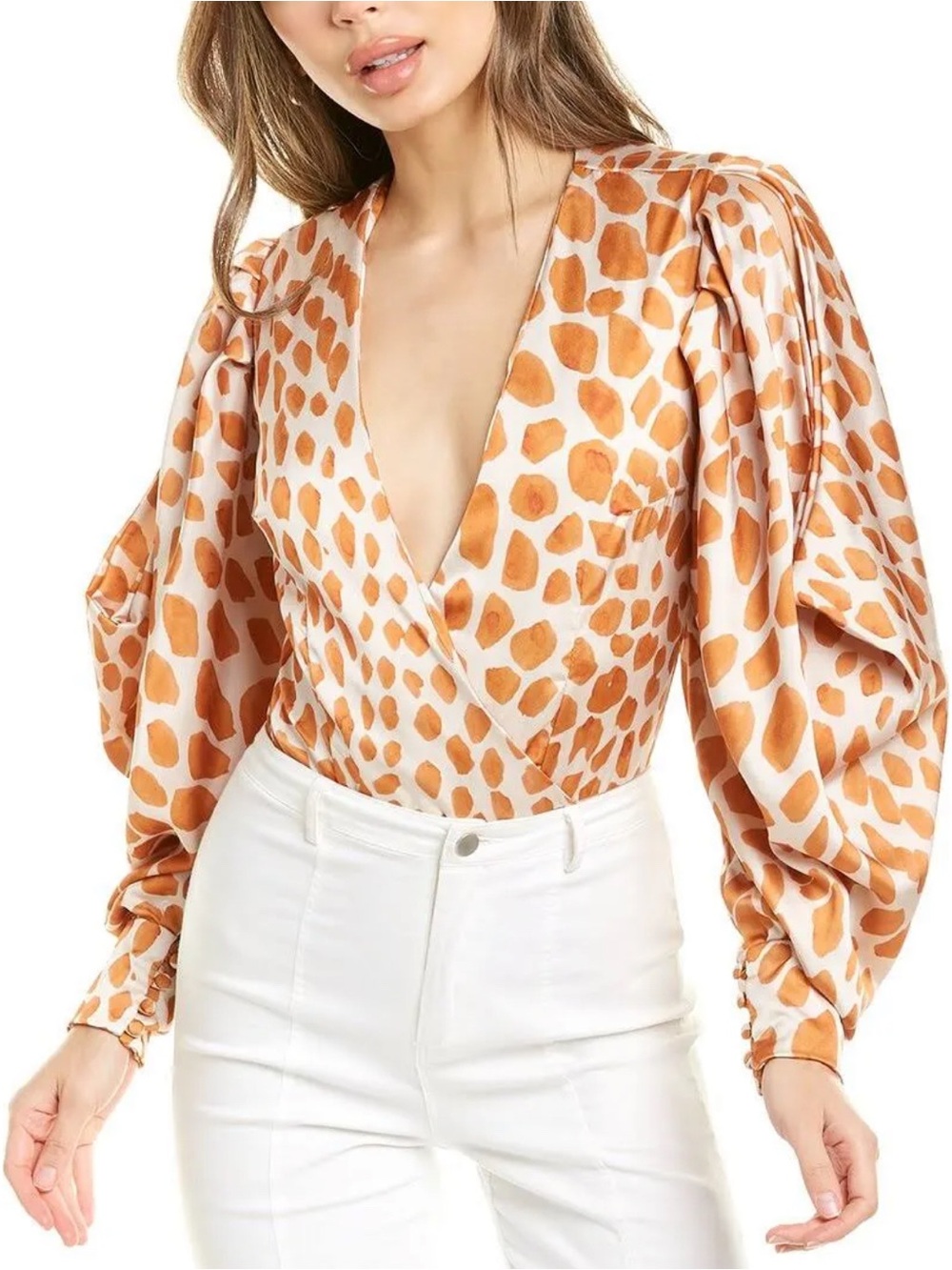 Patbo Margo printed bodysuit NWT